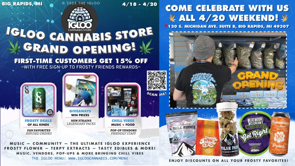 GLACIER IGLOO TV BUDROOM SIGNAGE wide GLACIER IGLOO TV BUDROOM SIGNAGE wide