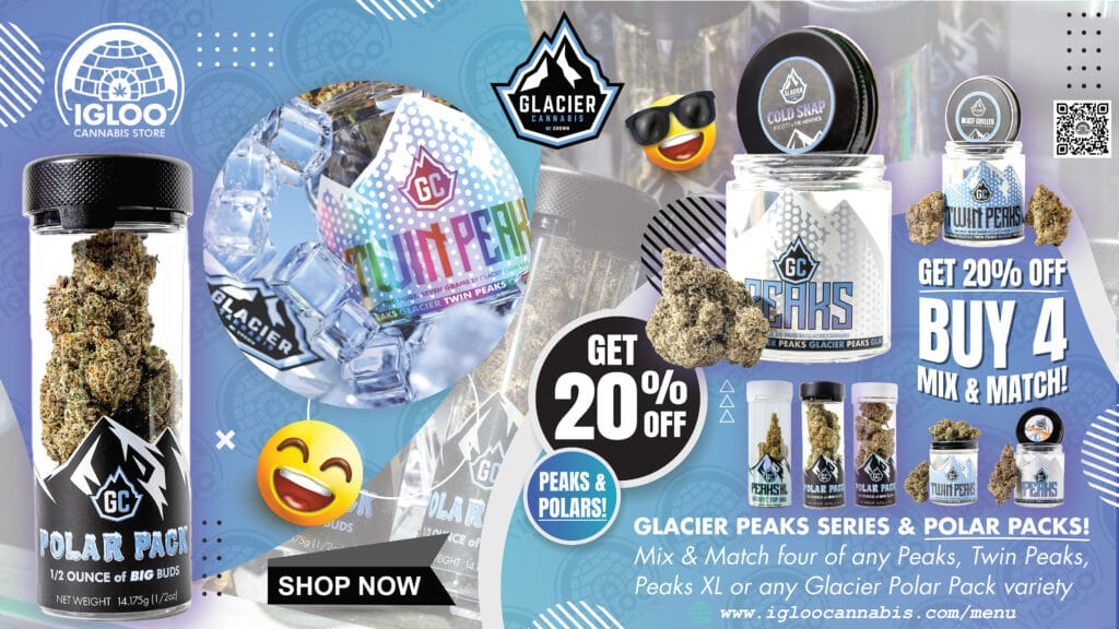 GLACIER Igloo April Monthly Deals Wide 4 Peaks and Polar Packs v3 GLACIER Igloo April Monthly Deals Wide 4 Peaks and Polar Packs v3