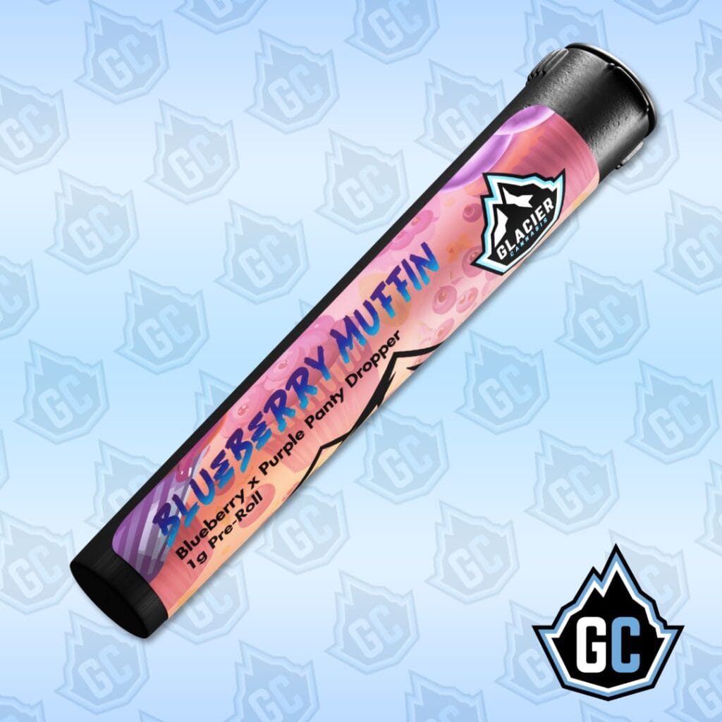 Glacier Pre-Roll Blueberry Muffin newbg (Large) Glacier Pre-Roll Blueberry Muffin newbg (Large)