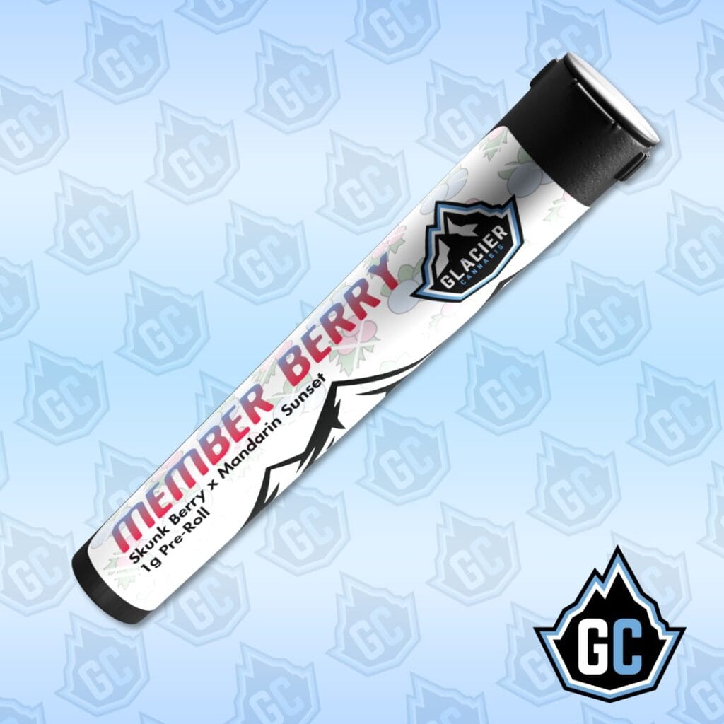 Glacier Pre-Roll Member Berry newbg (Large) Glacier Pre-Roll Member Berry newbg (Large)
