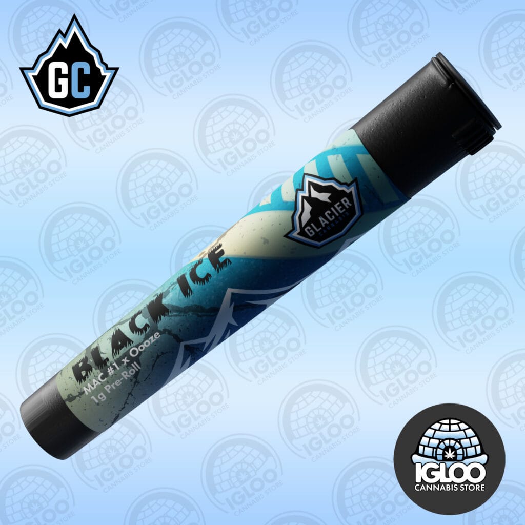 Igloo Glacier Product black ice preroll Igloo Glacier Product black ice preroll