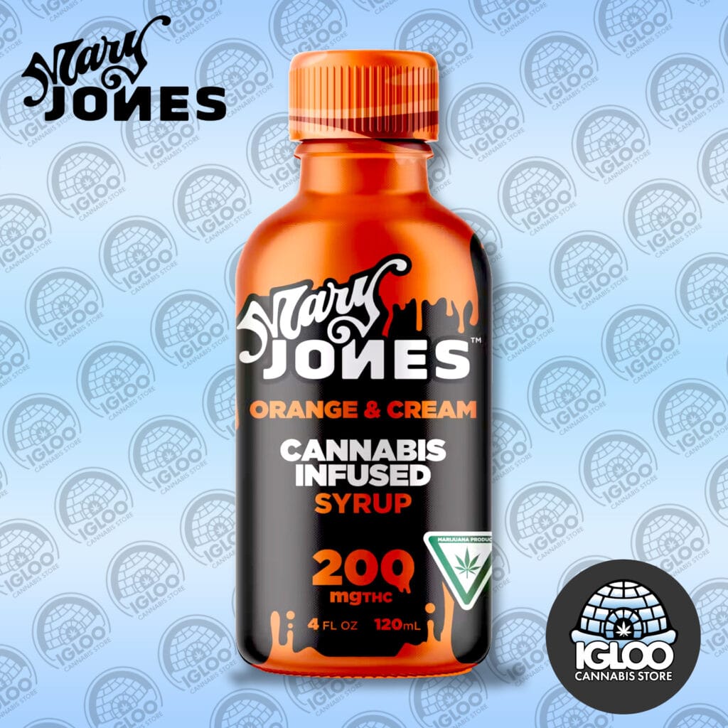 Igloo Mary Jones Syrup Orange & Cream 200mg Igloo Mary Jones Syrup Orange & Cream 200mg