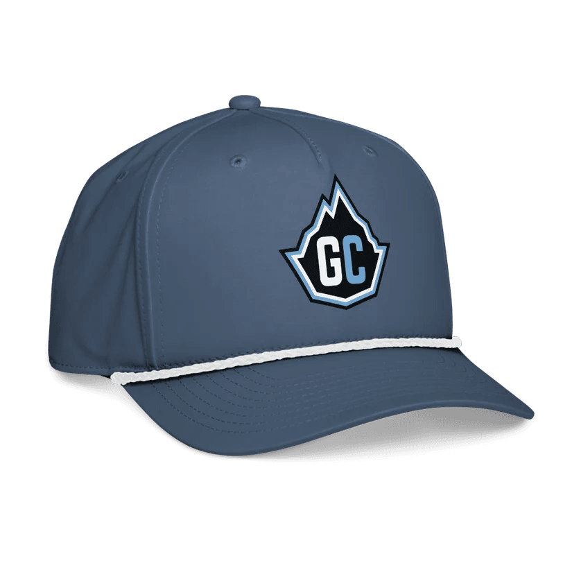 glacier blue rope cap