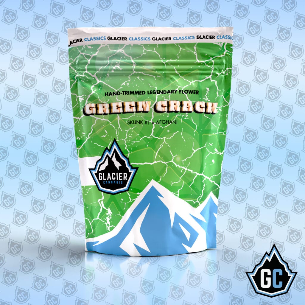glacier green crack prepack new gcbg