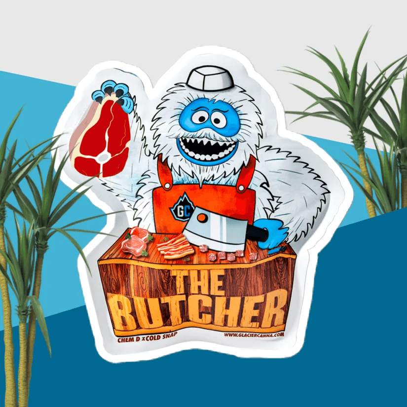 glacier the butcher sticker yeti select